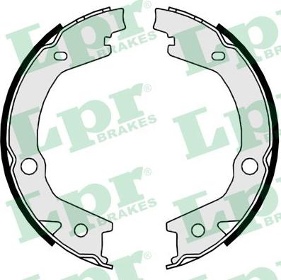 LPR 09800 - Brake Shoe Set, parking brake www.autospares.lv