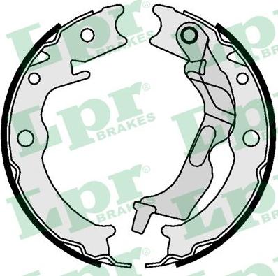 LPR 09780 - Brake Shoe Set, parking brake www.autospares.lv