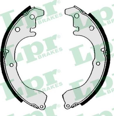 LPR 04560 - Brake Shoe Set www.autospares.lv