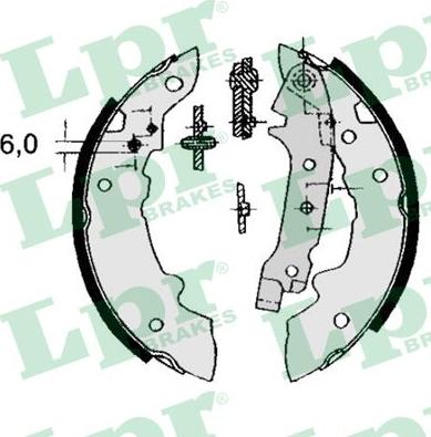 LPR 04320 - Brake Shoe Set www.autospares.lv