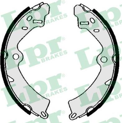 LPR 05540 - Brake Shoe Set www.autospares.lv