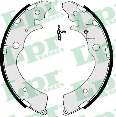 LPR 05690 - Brake Shoe Set www.autospares.lv