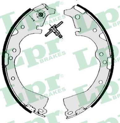 LPR 05290 - Brake Shoe Set www.autospares.lv