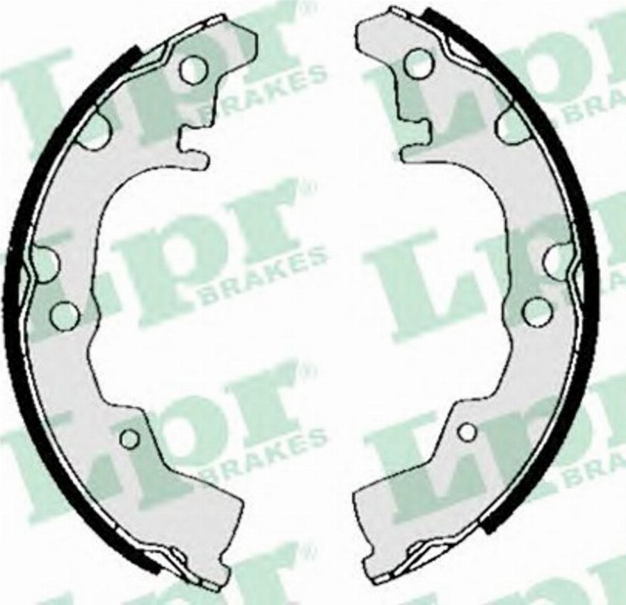 LPR 05210 - Brake Pad Set, disc brake www.autospares.lv