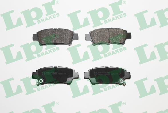 LPR 05P996 - Brake Pad Set, disc brake www.autospares.lv