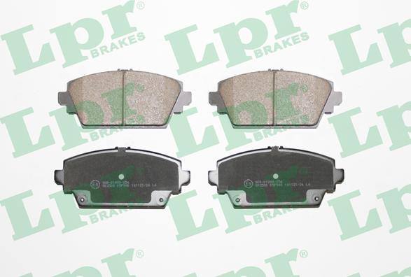 LPR 05P940 - Brake Pad Set, disc brake www.autospares.lv