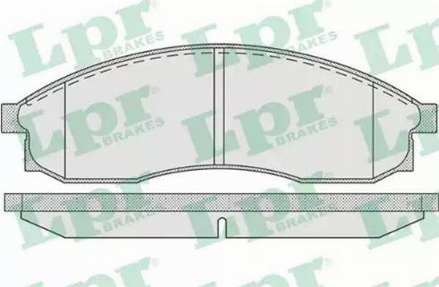 LPR 05P942 - Brake Pad Set, disc brake www.autospares.lv