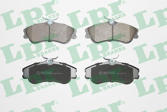 LPR 05P950 - Brake Pad Set, disc brake www.autospares.lv