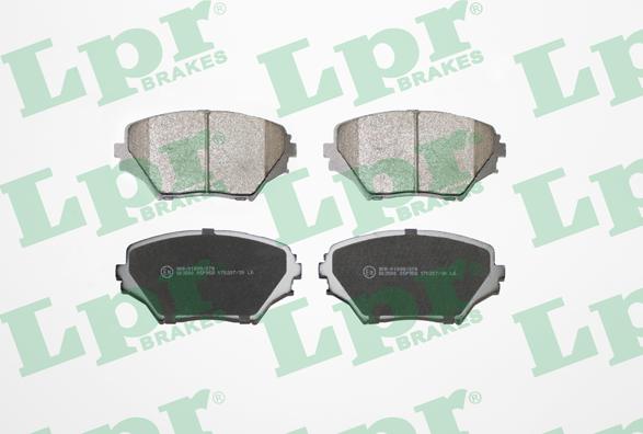 LPR 05P958 - Brake Pad Set, disc brake www.autospares.lv