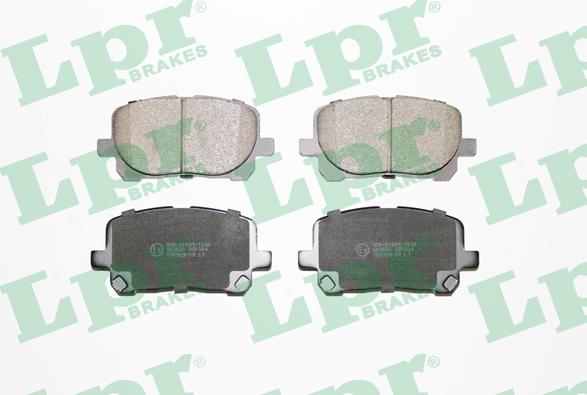 LPR 05P904 - Brake Pad Set, disc brake www.autospares.lv