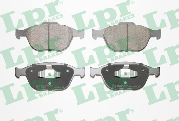 LPR 05P913 - Brake Pad Set, disc brake www.autospares.lv