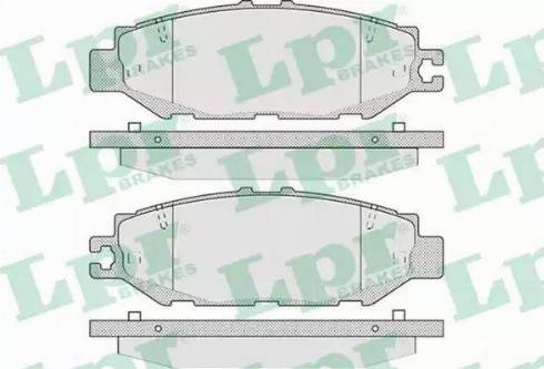 LPR 05P939 - Brake Pad Set, disc brake www.autospares.lv