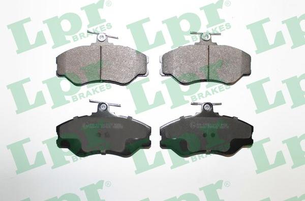 LPR 05P920 - Тормозные колодки, дисковые, комплект www.autospares.lv