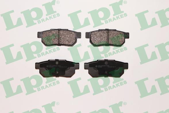 LPR 05P928 - Тормозные колодки, дисковые, комплект www.autospares.lv