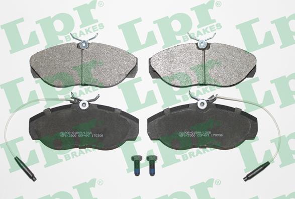 LPR 05P493 - Brake Pad Set, disc brake www.autospares.lv