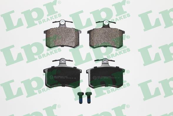 LPR 05P440 - Тормозные колодки, дисковые, комплект www.autospares.lv