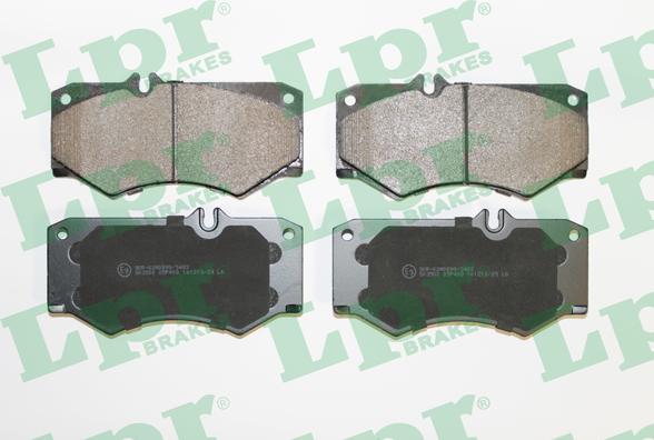 LPR 05P408 - Brake Pad Set, disc brake www.autospares.lv