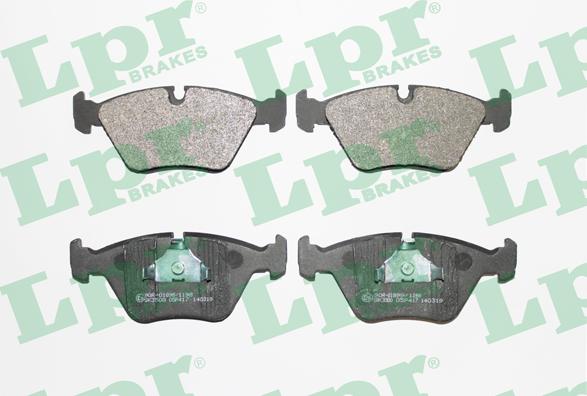 LPR 05P417 - Brake Pad Set, disc brake www.autospares.lv