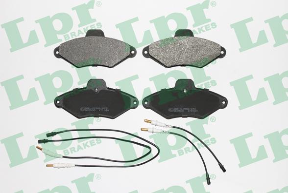 LPR 05P487 - Brake Pad Set, disc brake www.autospares.lv