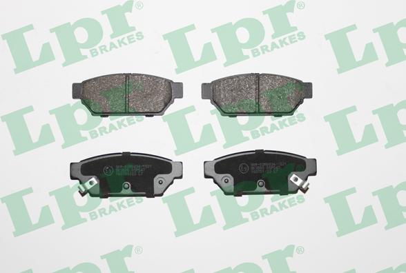 LPR 05P547 - Тормозные колодки, дисковые, комплект www.autospares.lv