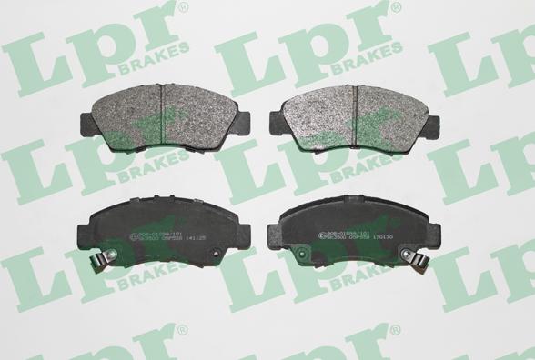 LPR 05P558 - Brake Pad Set, disc brake www.autospares.lv