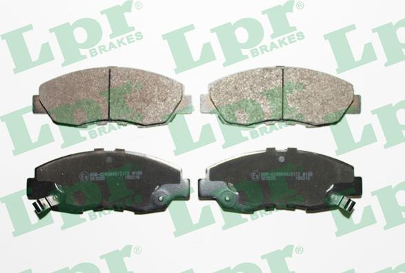 LPR 05P641 - Brake Pad Set, disc brake www.autospares.lv