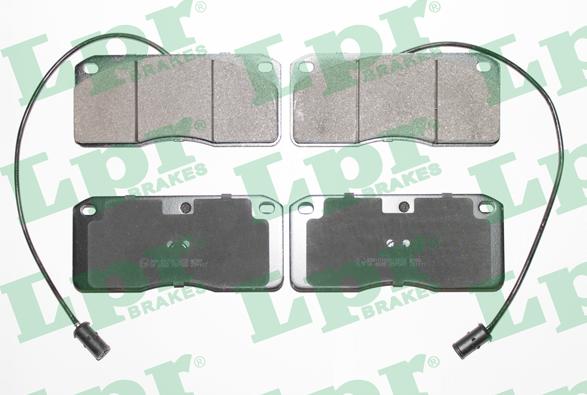 LPR 05P500 - Bremžu uzliku kompl., Disku bremzes www.autospares.lv