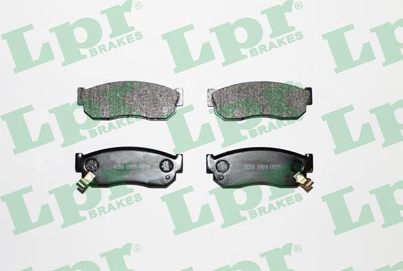 LPR 05P519 - Brake Pad Set, disc brake www.autospares.lv