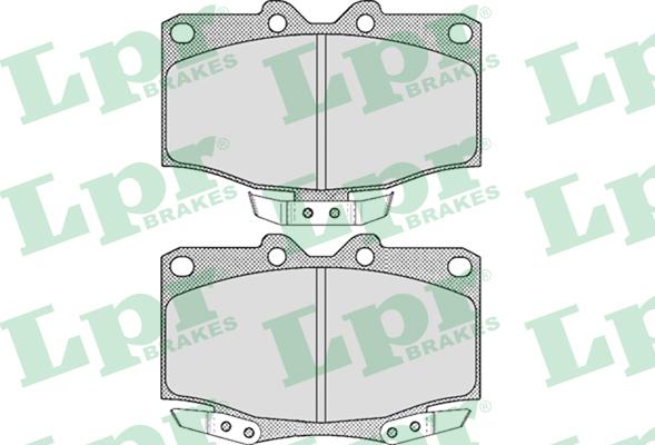 LPR 05P515 - Brake Pad Set, disc brake www.autospares.lv