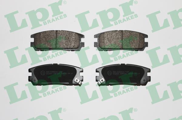 LPR 05P524 - Тормозные колодки, дисковые, комплект www.autospares.lv