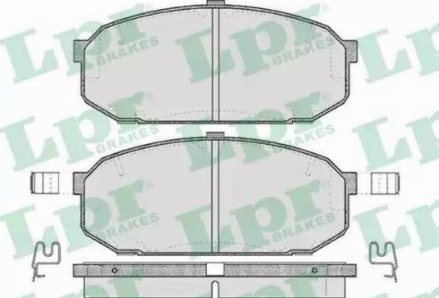 LPR 05P526 - Bremžu uzliku kompl., Disku bremzes www.autospares.lv