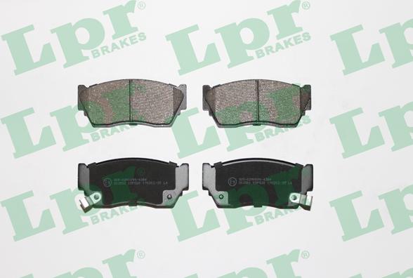 LPR 05P520 - Brake Pad Set, disc brake www.autospares.lv