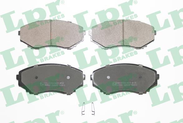 LPR 05P570 - Brake Pad Set, disc brake www.autospares.lv