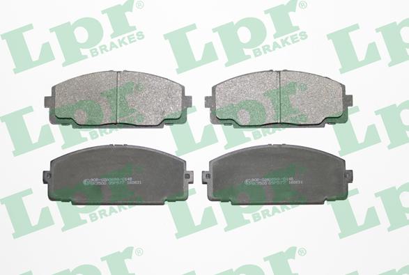 LPR 05P577 - Brake Pad Set, disc brake www.autospares.lv