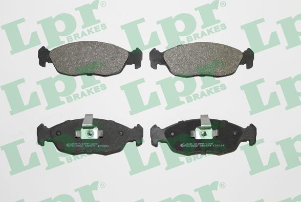 LPR 05P644 - Brake Pad Set, disc brake www.autospares.lv