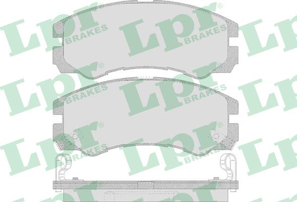 LPR 05P658 - Bremžu uzliku kompl., Disku bremzes www.autospares.lv