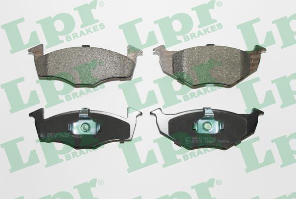 LPR 05P667 - Тормозные колодки, дисковые, комплект www.autospares.lv