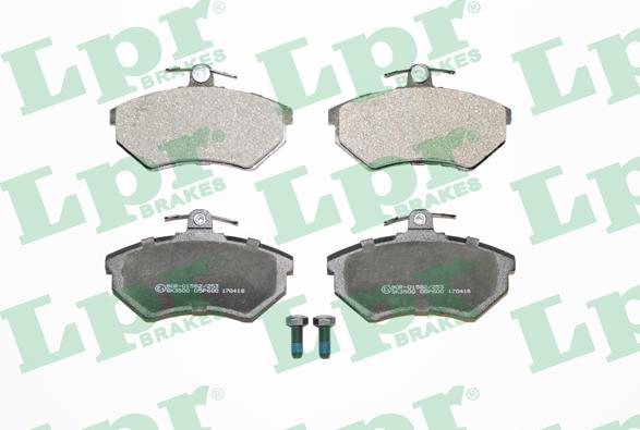 LPR 05P600 - Brake Pad Set, disc brake www.autospares.lv