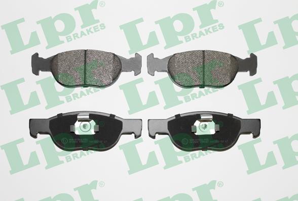 LPR 05P687 - Brake Pad Set, disc brake www.autospares.lv