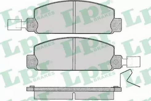 LPR 05P051 - Bremžu uzliku kompl., Disku bremzes www.autospares.lv