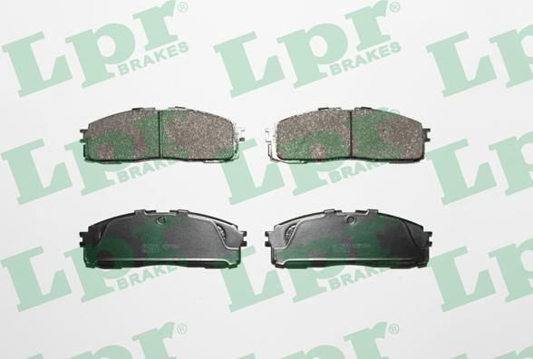 LPR 05P066 - Brake Pad Set, disc brake www.autospares.lv