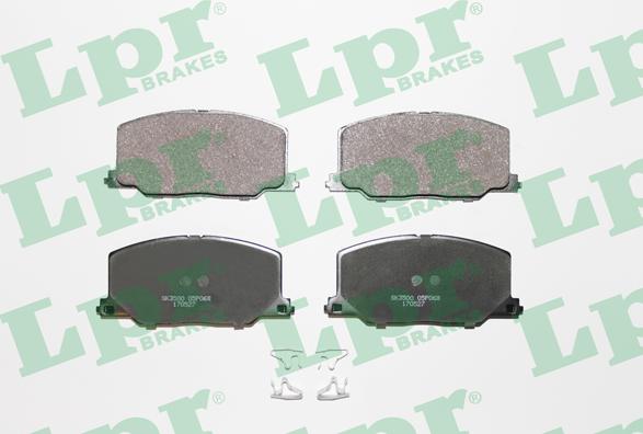 LPR 05P068 - Brake Pad Set, disc brake www.autospares.lv