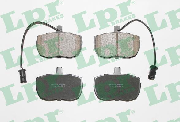 LPR 05P014 - Тормозные колодки, дисковые, комплект www.autospares.lv