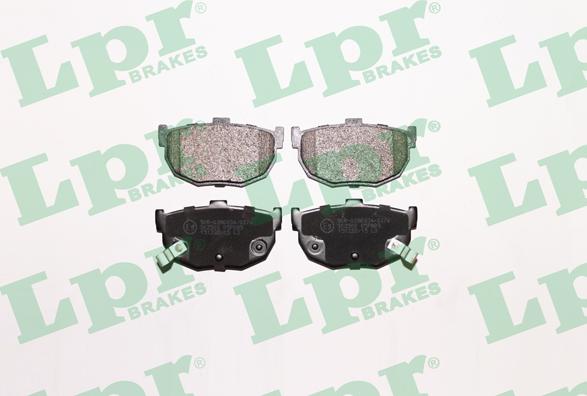 LPR 05P089 - Brake Pad Set, disc brake www.autospares.lv