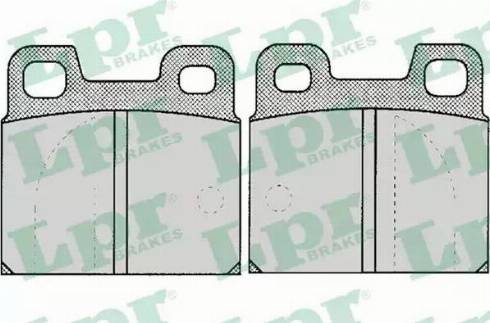 LPR 05P031 - Brake Pad Set, disc brake www.autospares.lv