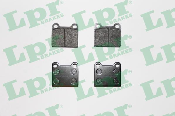 LPR 05P024 - Тормозные колодки, дисковые, комплект www.autospares.lv