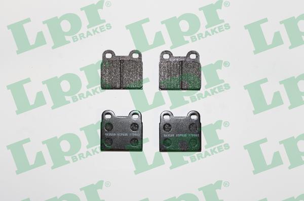 LPR 05P025 - Тормозные колодки, дисковые, комплект www.autospares.lv