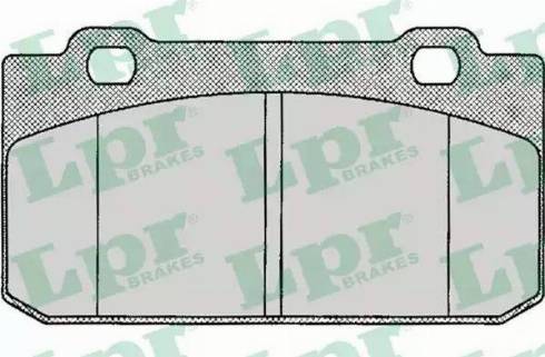 LPR 05P020 - Bremžu uzliku kompl., Disku bremzes www.autospares.lv