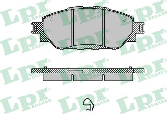 LPR 05P1999 - Bremžu uzliku kompl., Disku bremzes www.autospares.lv