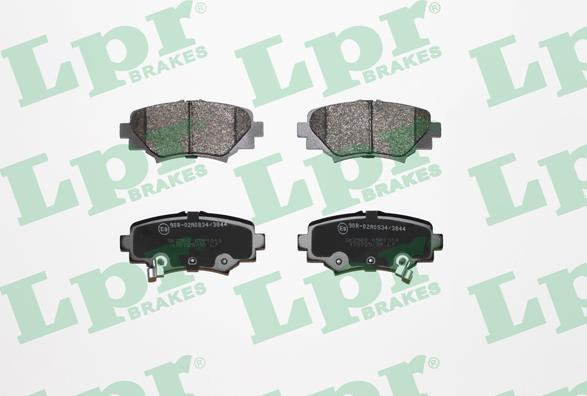 LPR 05P1918 - Bremžu uzliku kompl., Disku bremzes www.autospares.lv